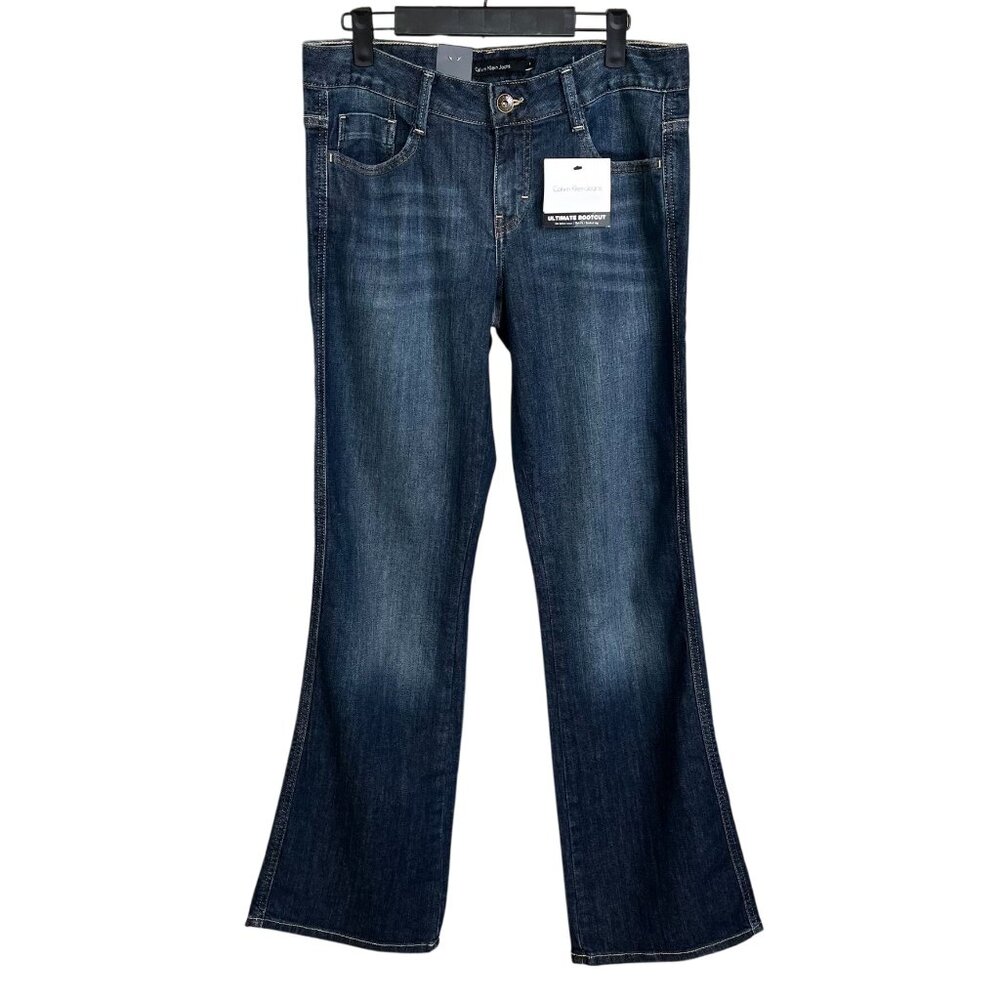 NWT Calvin Klein Ultimate Bootcut Jeans Size 8x32 - Picture 4 of 9